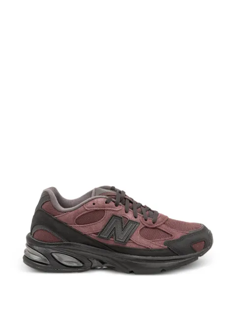 New Balance logo-patch panelled sneakers