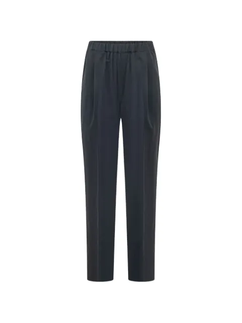 Laneus pleated tapered trousers
