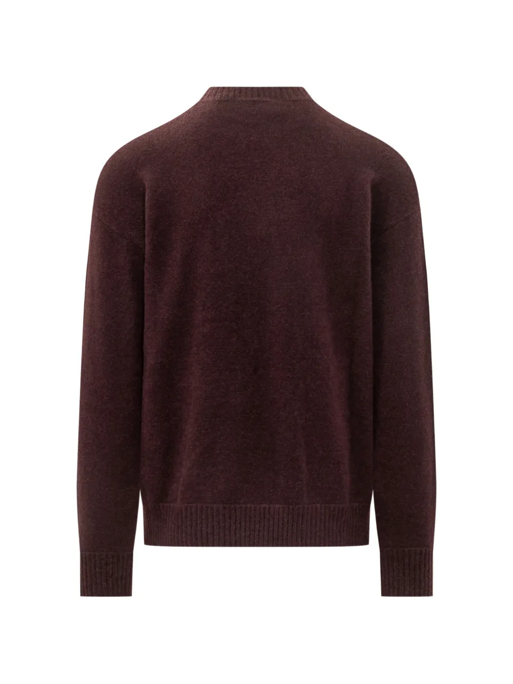 Laneus crew-neck drop-shoulder sweater Rood