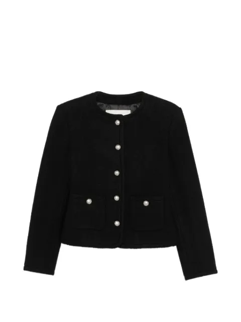 DUNST button-up collarless jacket