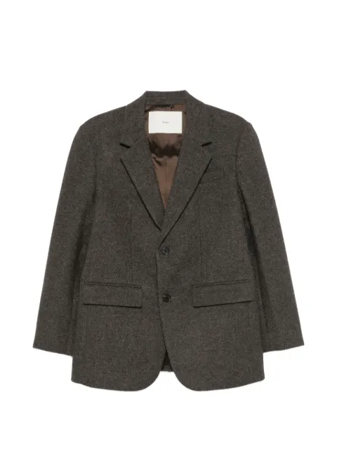 DUNST notched-lapel single-breasted blazer