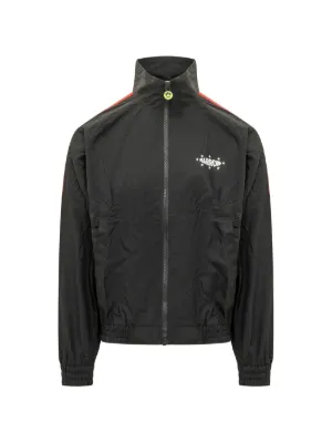 Mizuno Reflective Piping Zip Track Jacket | Black | FARFETCH