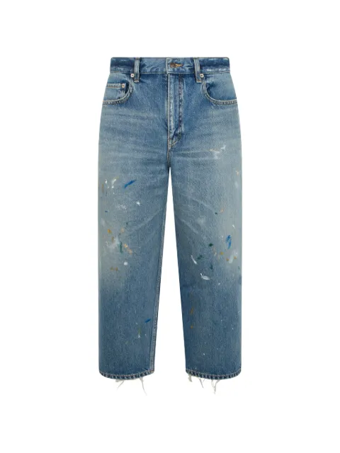 Balenciaga paint-splatter distressed jeans