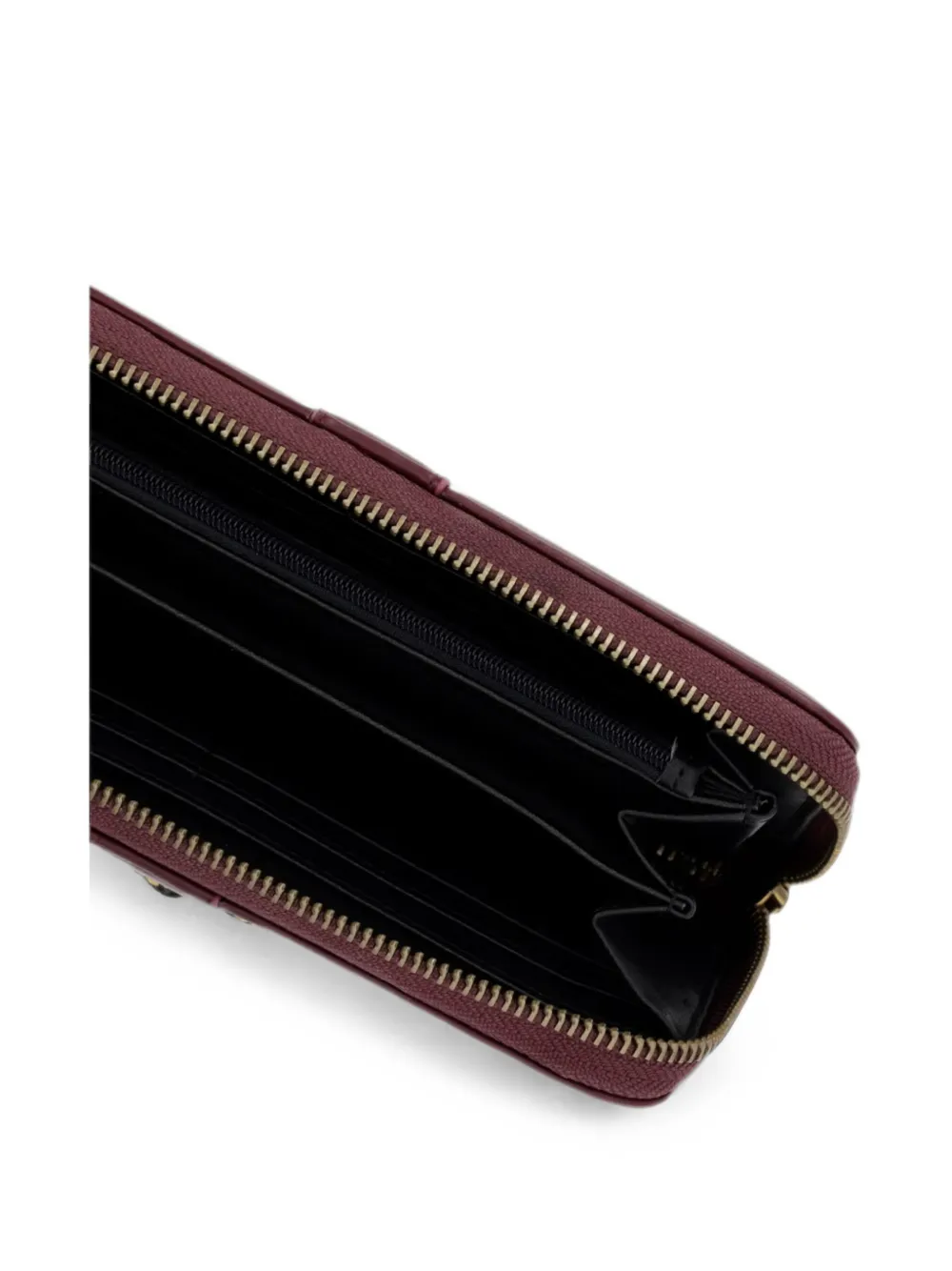 Just Cavalli Iconic Snakes portemonnee met logo-plakkaat Rood