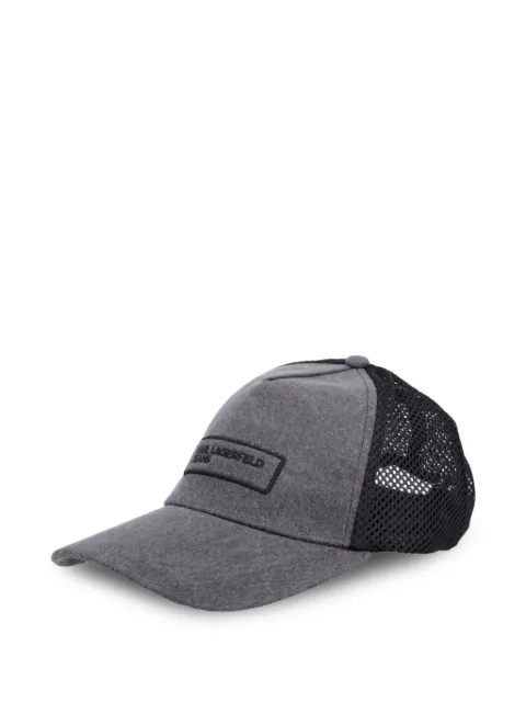 Karl Lagerfeld Jeans gorra con parche del logo