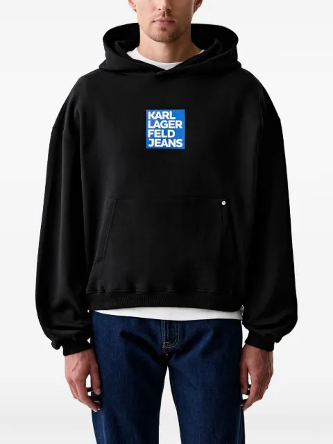 Karl Lagerfeld Jeans logo-print hoodie