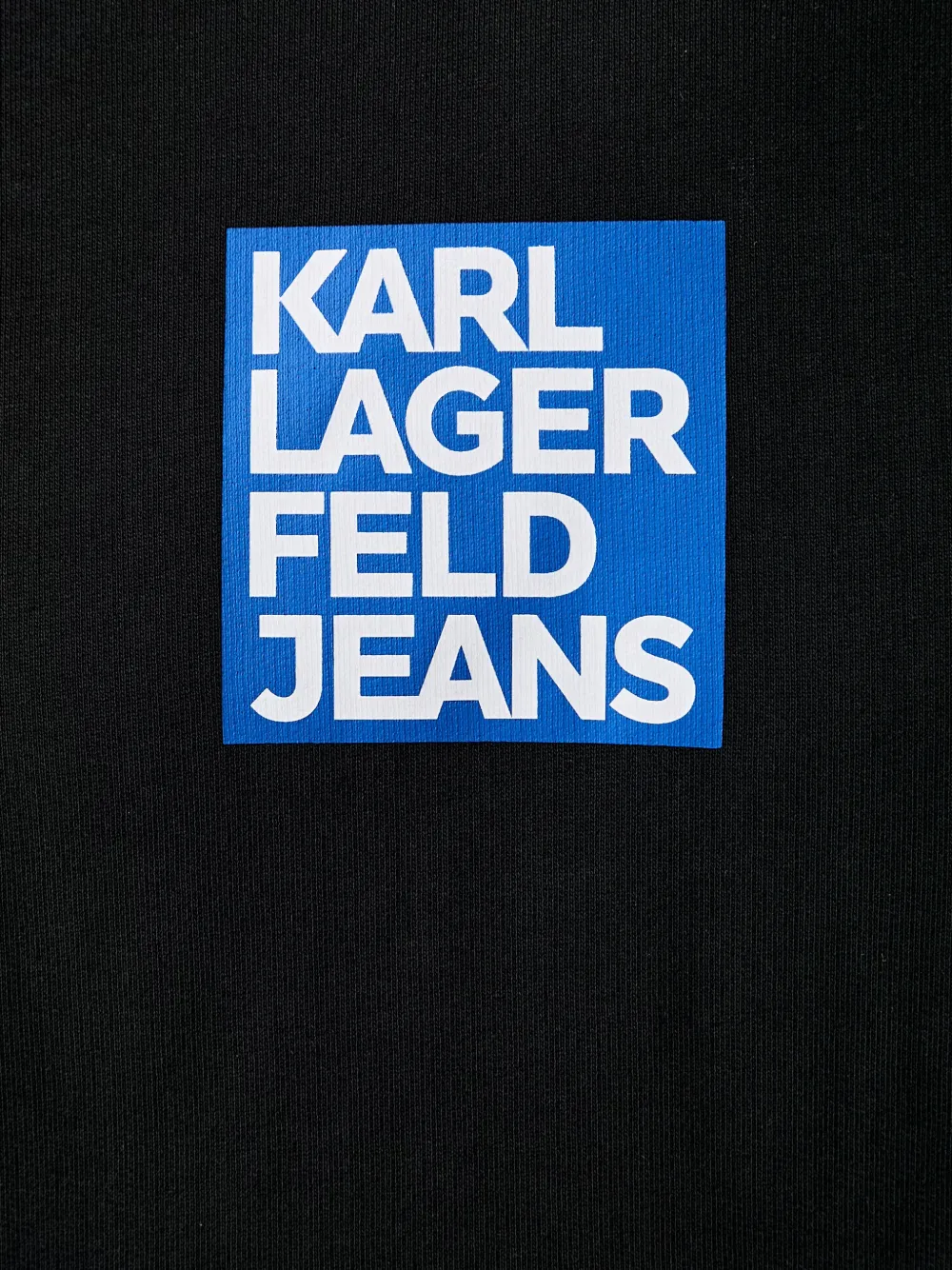 Karl Lagerfeld Jeans Hoodie met logoprint Zwart