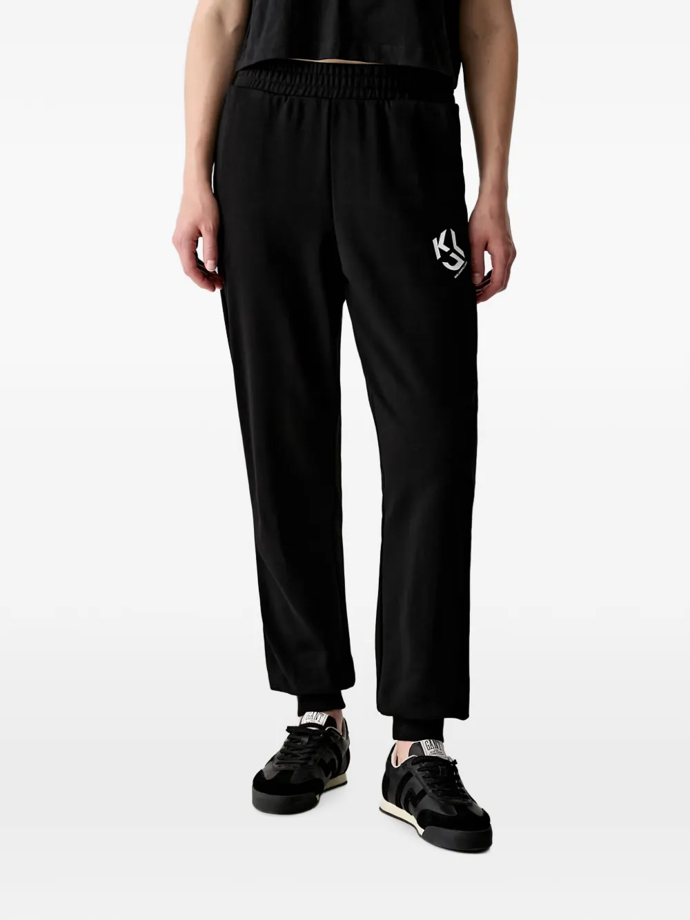 Karl Lagerfeld Jeans logo-print track pants - Nero