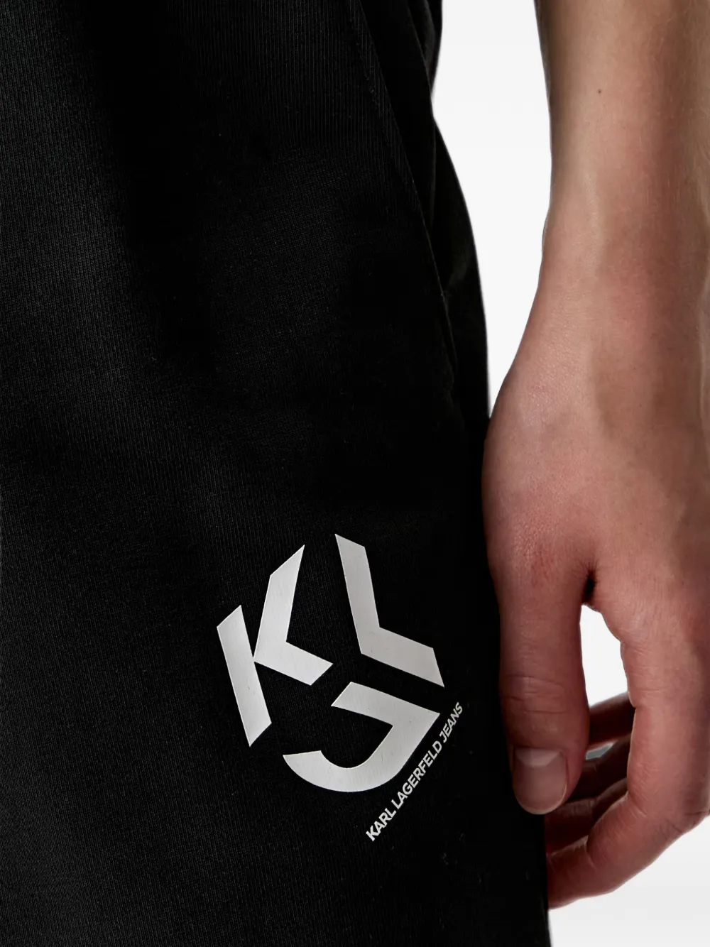 Karl Lagerfeld Jeans Trainingsbroek met logoprint Zwart