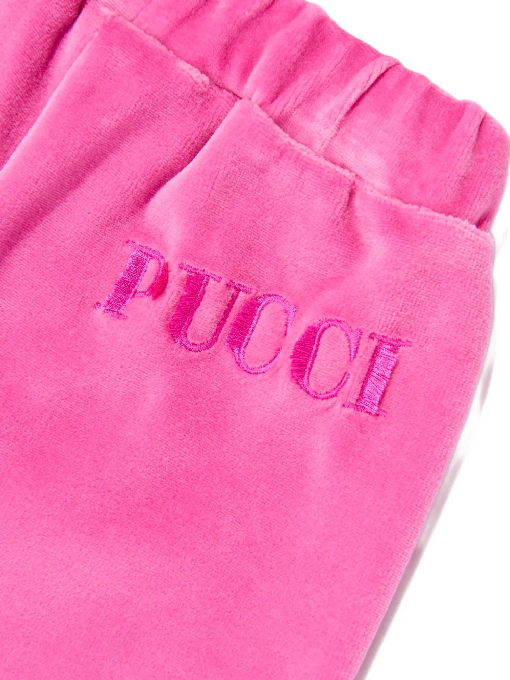 PUCCI Junior Trainingsbroek met geborduurd logo Roze