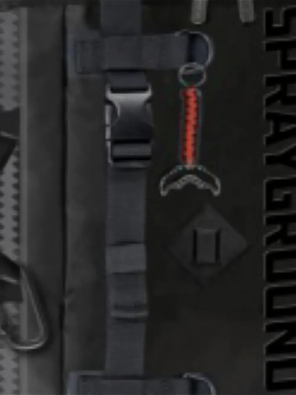 Sprayground Logo-debossed Backpack In Black
