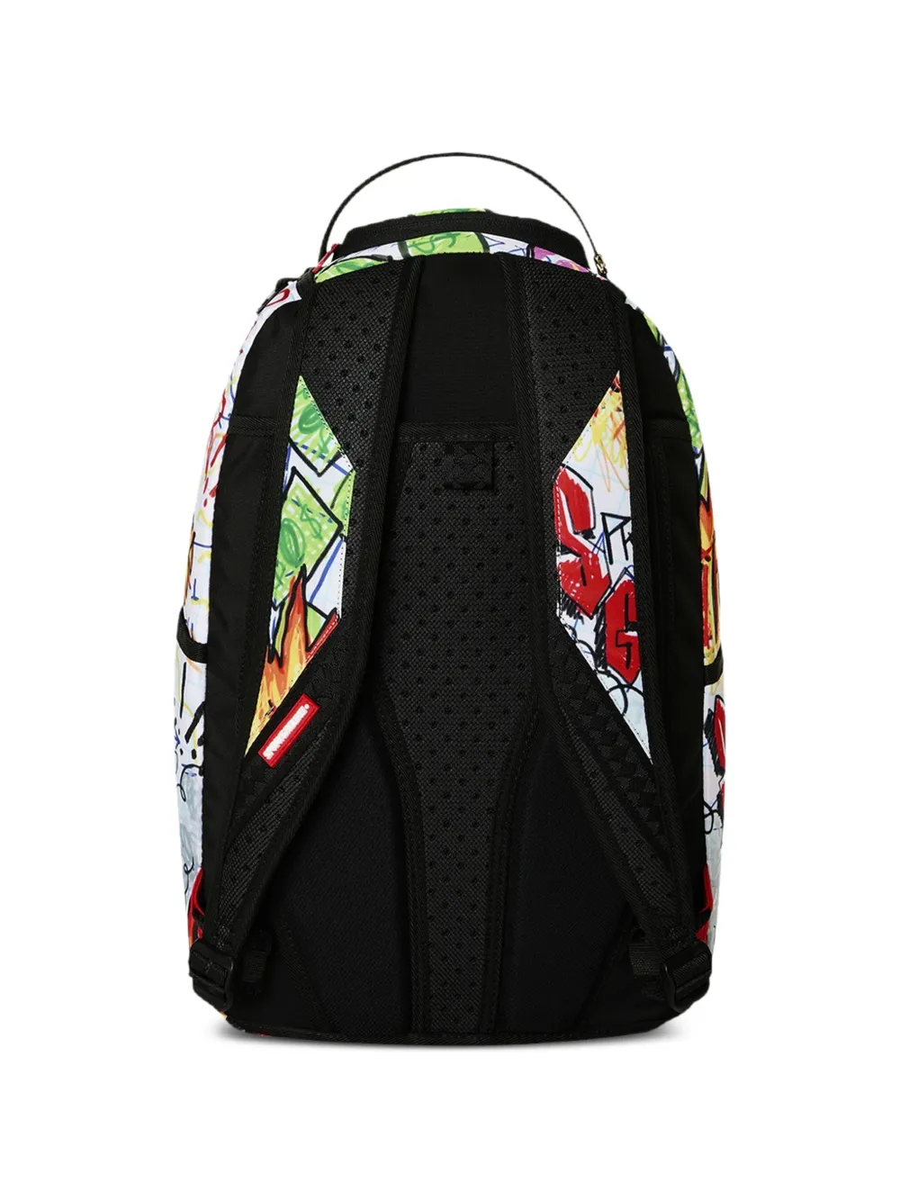 Sprayground Doodle Diablo Essay rugzak Wit