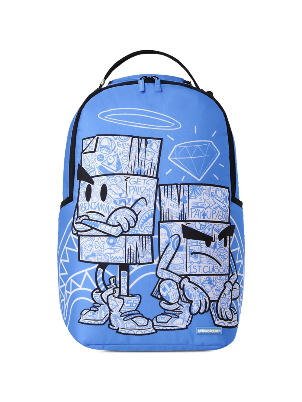 Sprayground Zaino Money Boys Too Cool For Cool - Blu