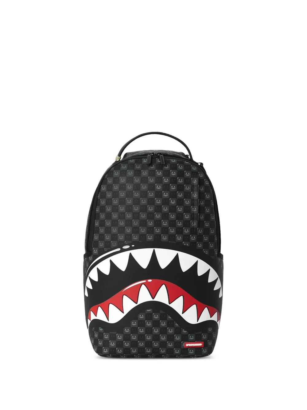 Sprayground Karierter Sharks in Paris Rucksack - Schwarz
