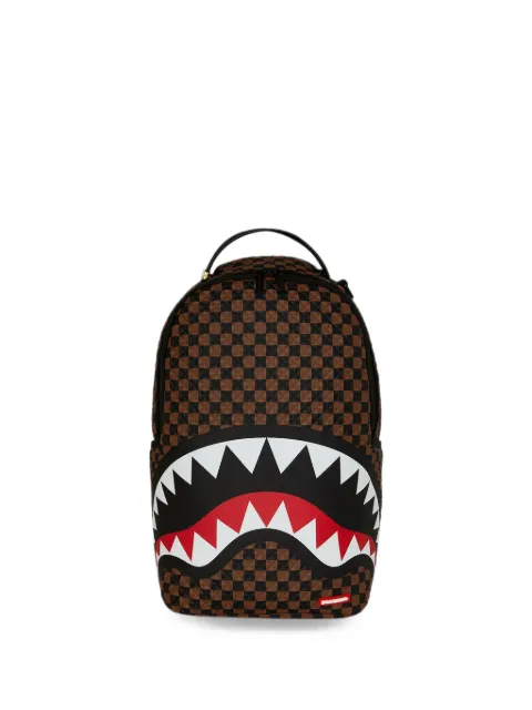 Sprayground Sharks In Paris checkered backpack