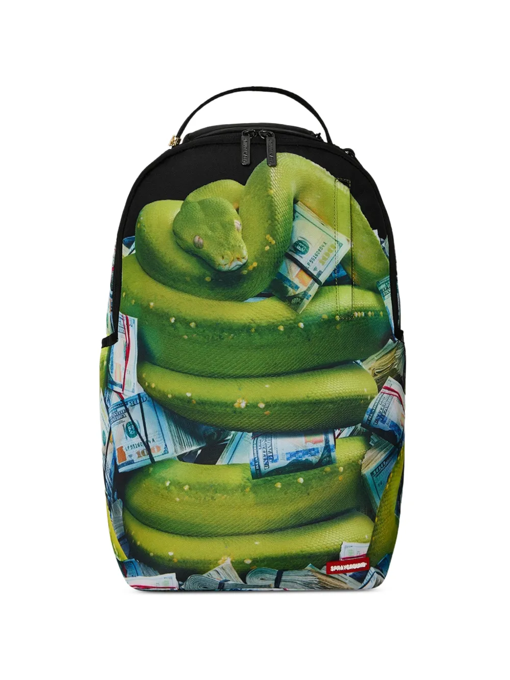 Sprayground Zaino Snake Eyes con stampa - Verde