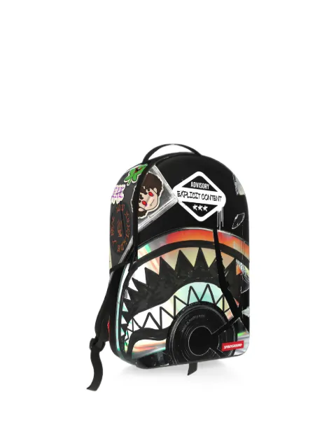 Sprayground x Jon Z Burned Disc backpack