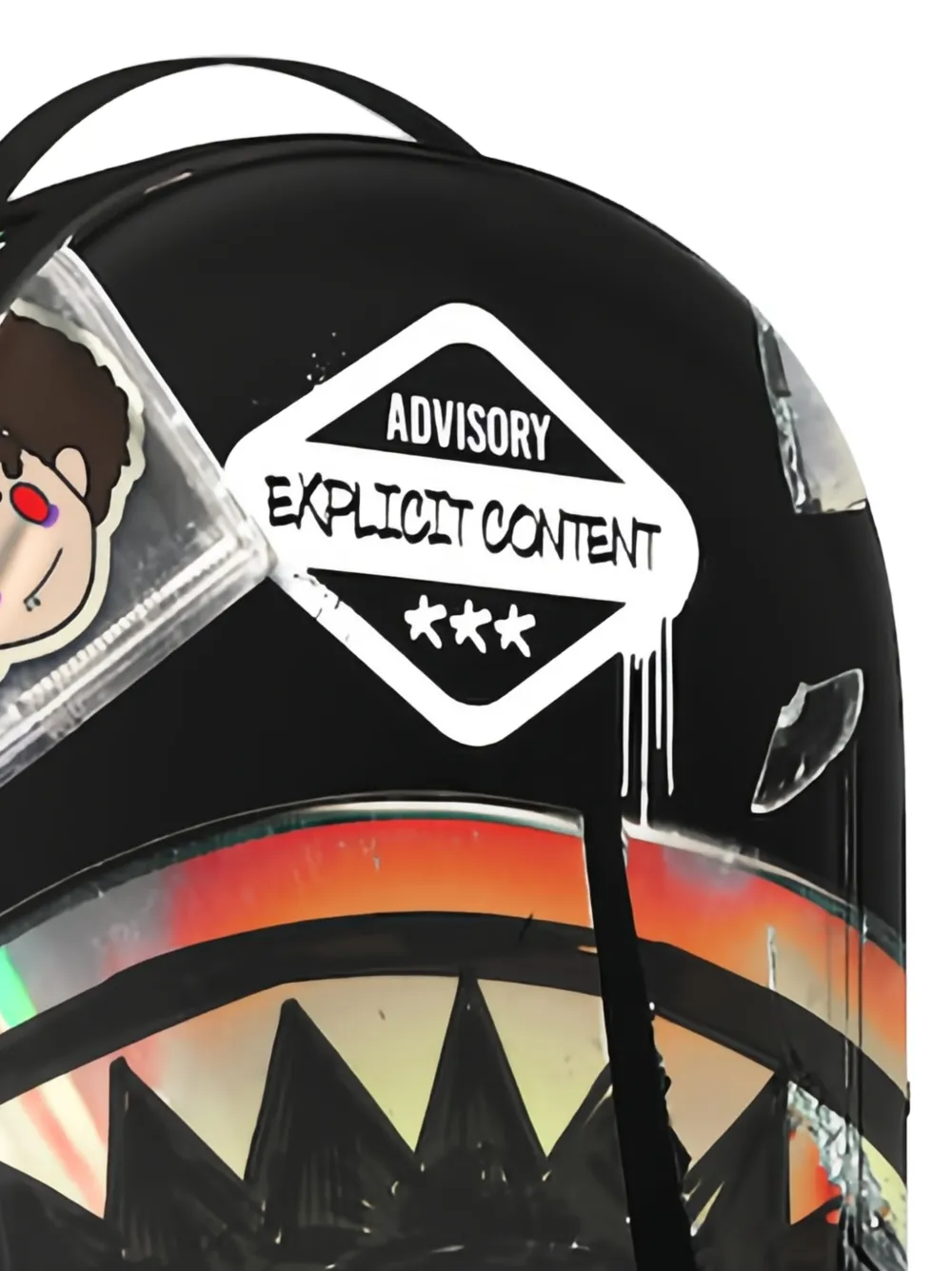 Sprayground x Jon Z Burned Disc rugzak Zwart