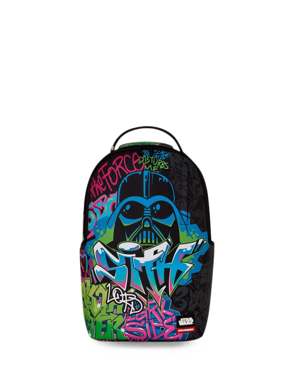 Sprayground x Star Wars Zaino Vader con stampa graffiti - Nero