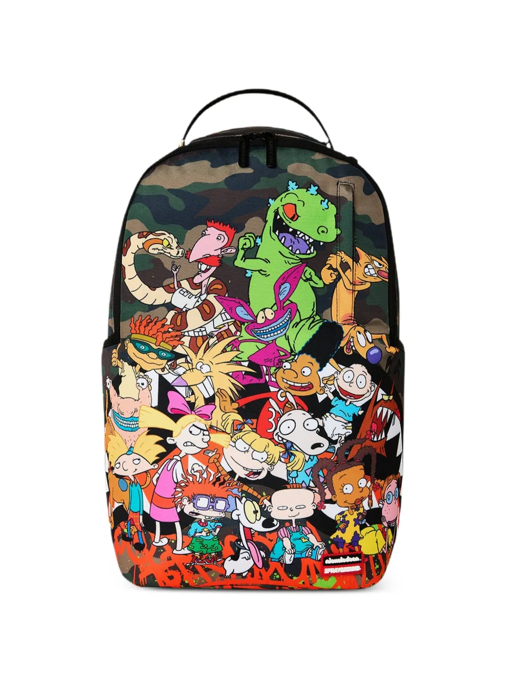 Sprayground x Nickelodeon Zaino Nick The Hangout con stampa anni '90 - Verde