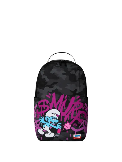 Sprayground mochila Shark Tag de Sprayground x Smurfs