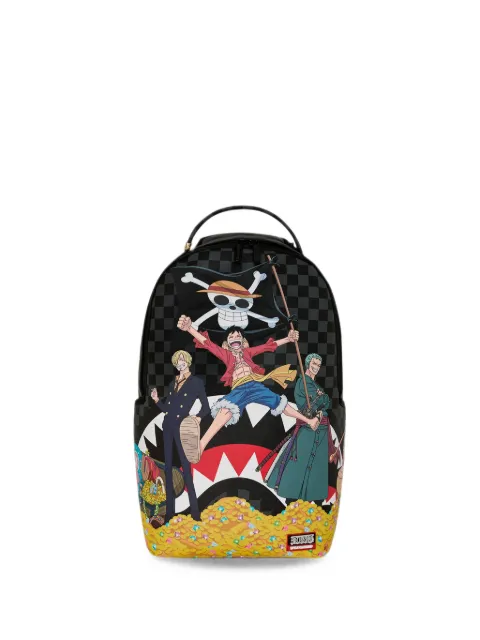 Sprayground mochila con motivo de sombrero de paja de Sprayground x One Piece