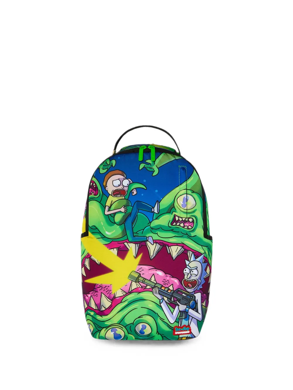 Sprayground x Rick and Morty Mutant Hunters Rucksack - Grün