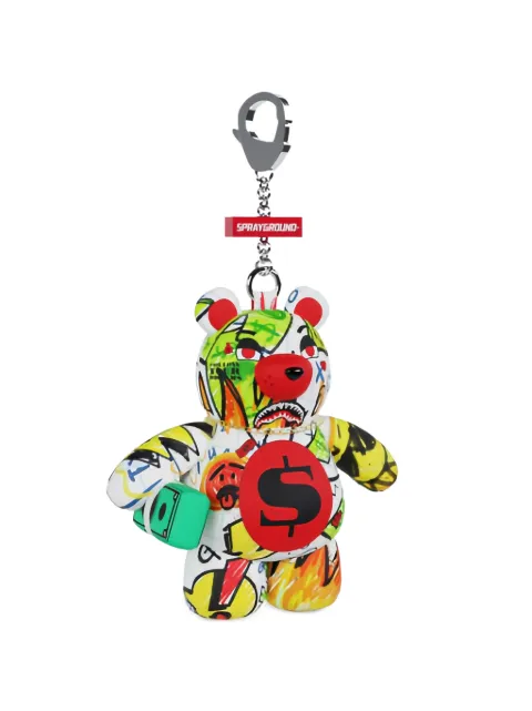 Sprayground Doodle Bear keychain