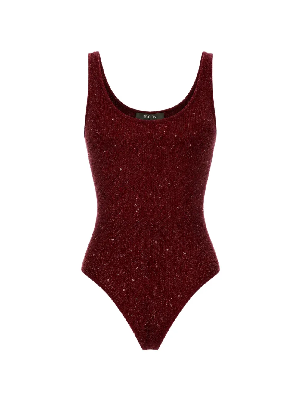 Toccin Sheila Top mit Pailletten - Rot