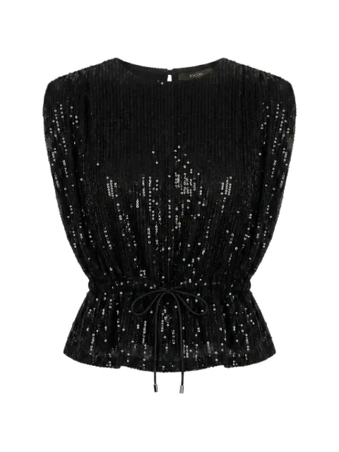 Toccin blusa Talon bordada con lentejuelas