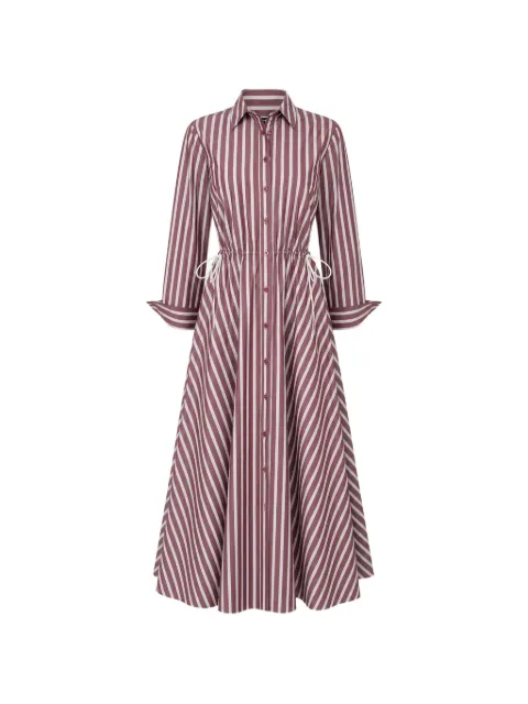 Toccin robe-chemise rayée Anika à lien de resserrage