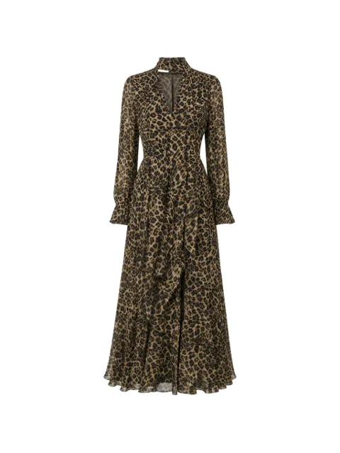Toccin robe courte Jane à imprimé léopard