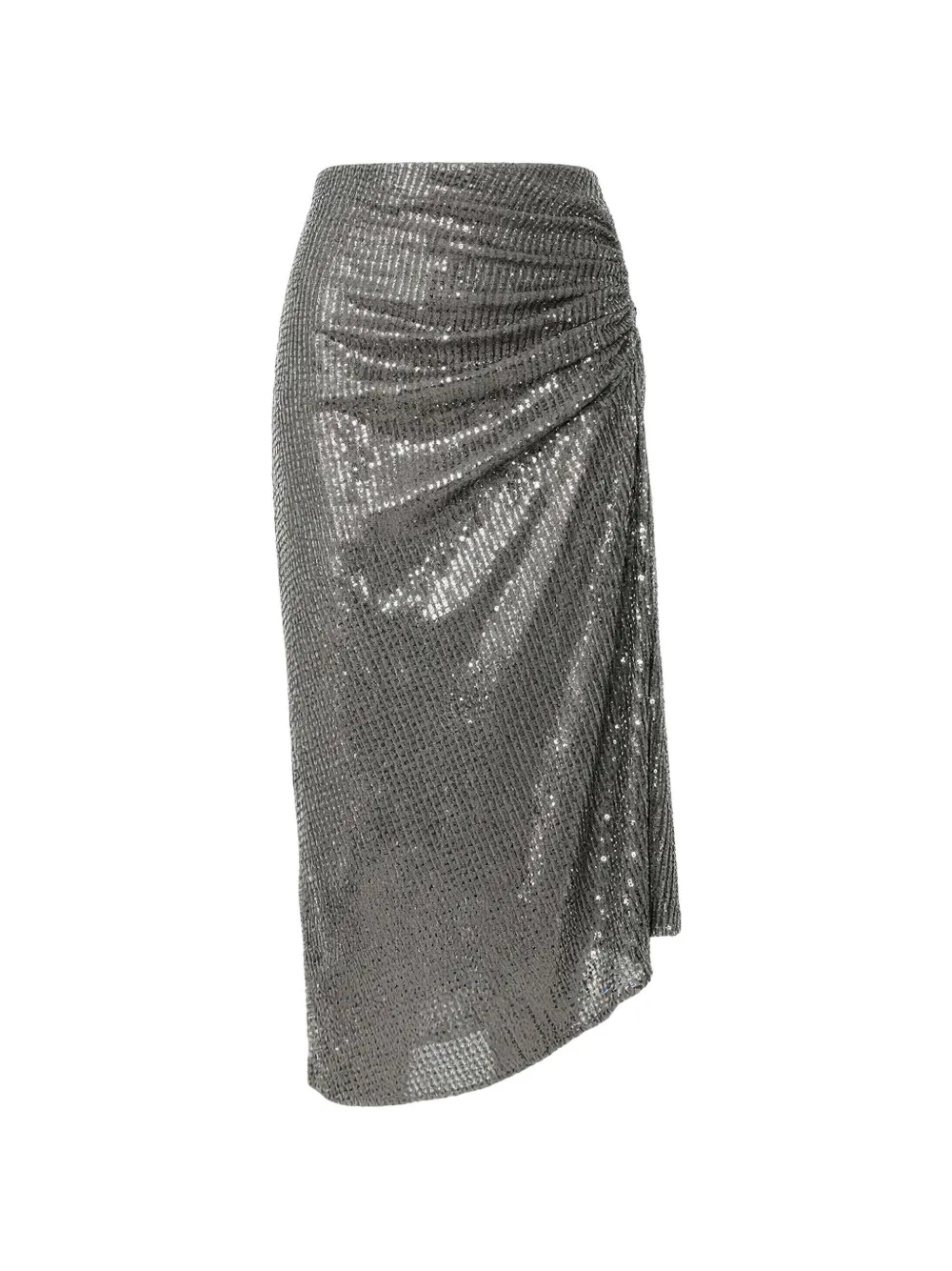 Toccin Raelynn sequin-embellished draped skirt - Grigio