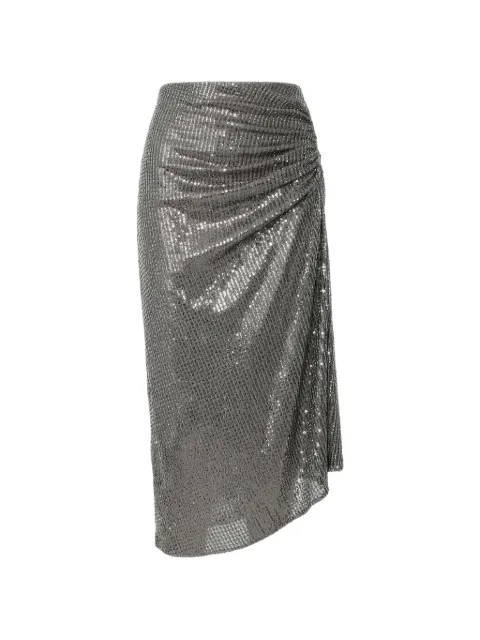 Toccin Raelynn sequin-embellished draped skirt