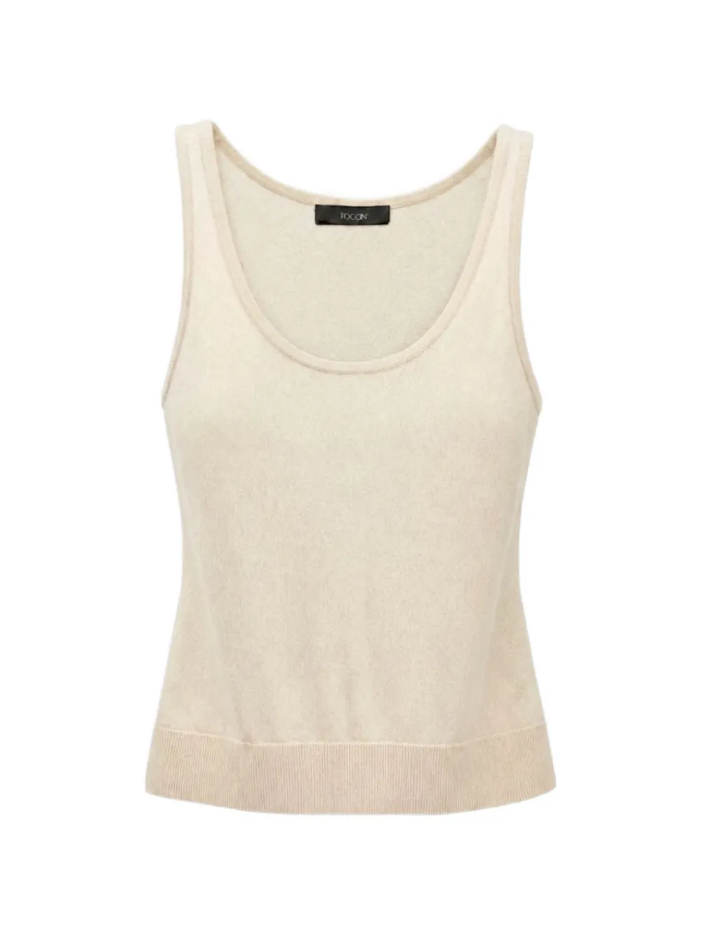 Toccin Lani scoop-neck tank top - Toni neutri