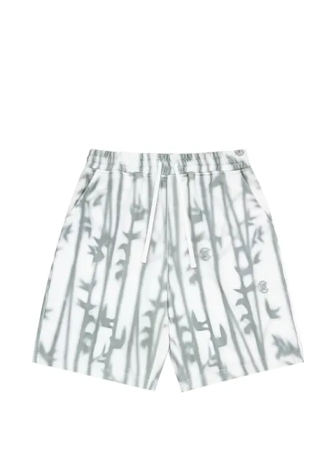 CLOT bamboo-print track shorts