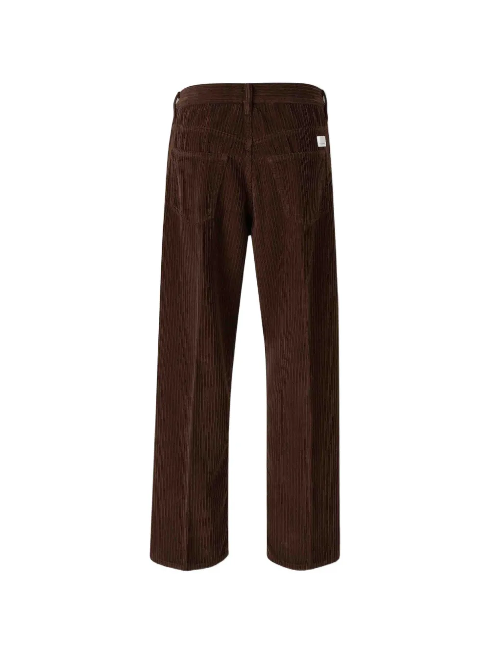 Nine In The Morning Ribfluwelen straight broek Bruin