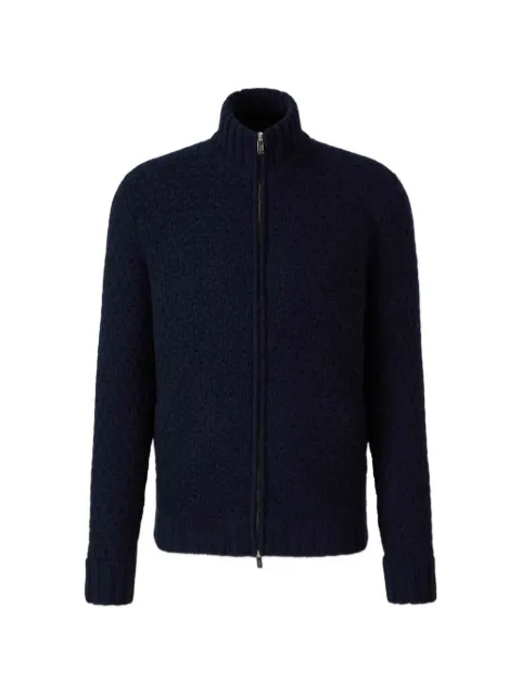 Fedeli textured-stitch cardigan