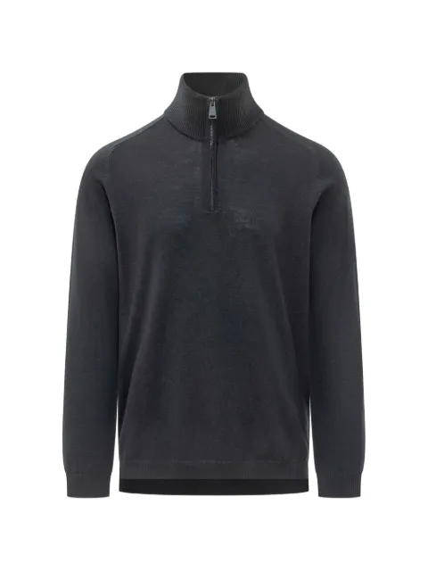 Premiata quarter-zip wool sweater