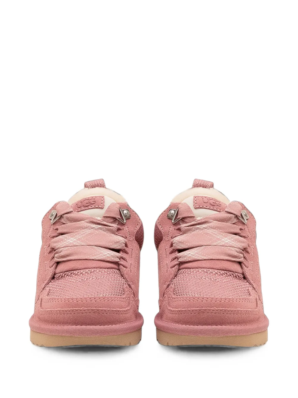 UGG Kids Lowmel round-toe low-top trainers Roze