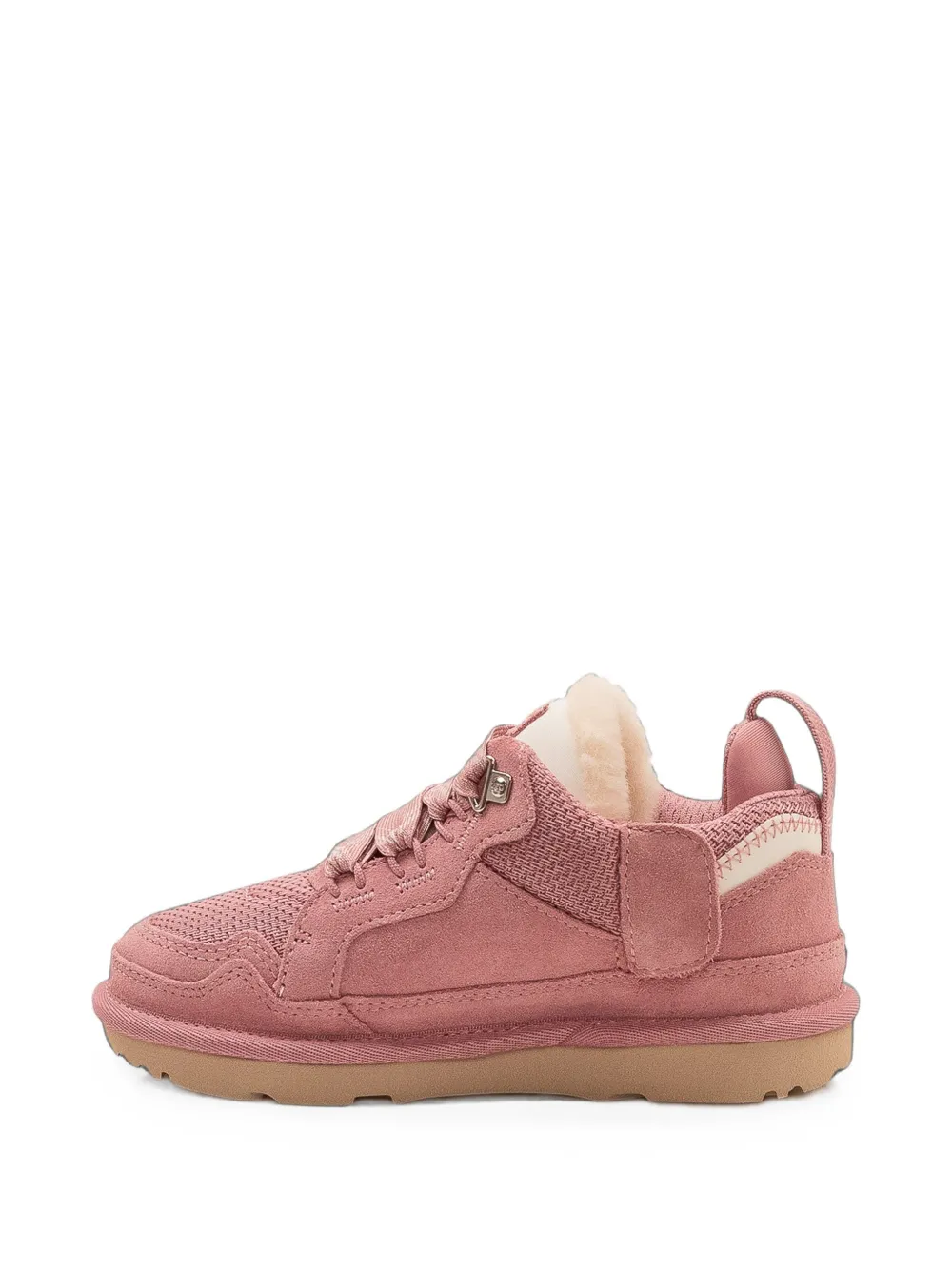 UGG Kids Lowmel round-toe low-top trainers Roze