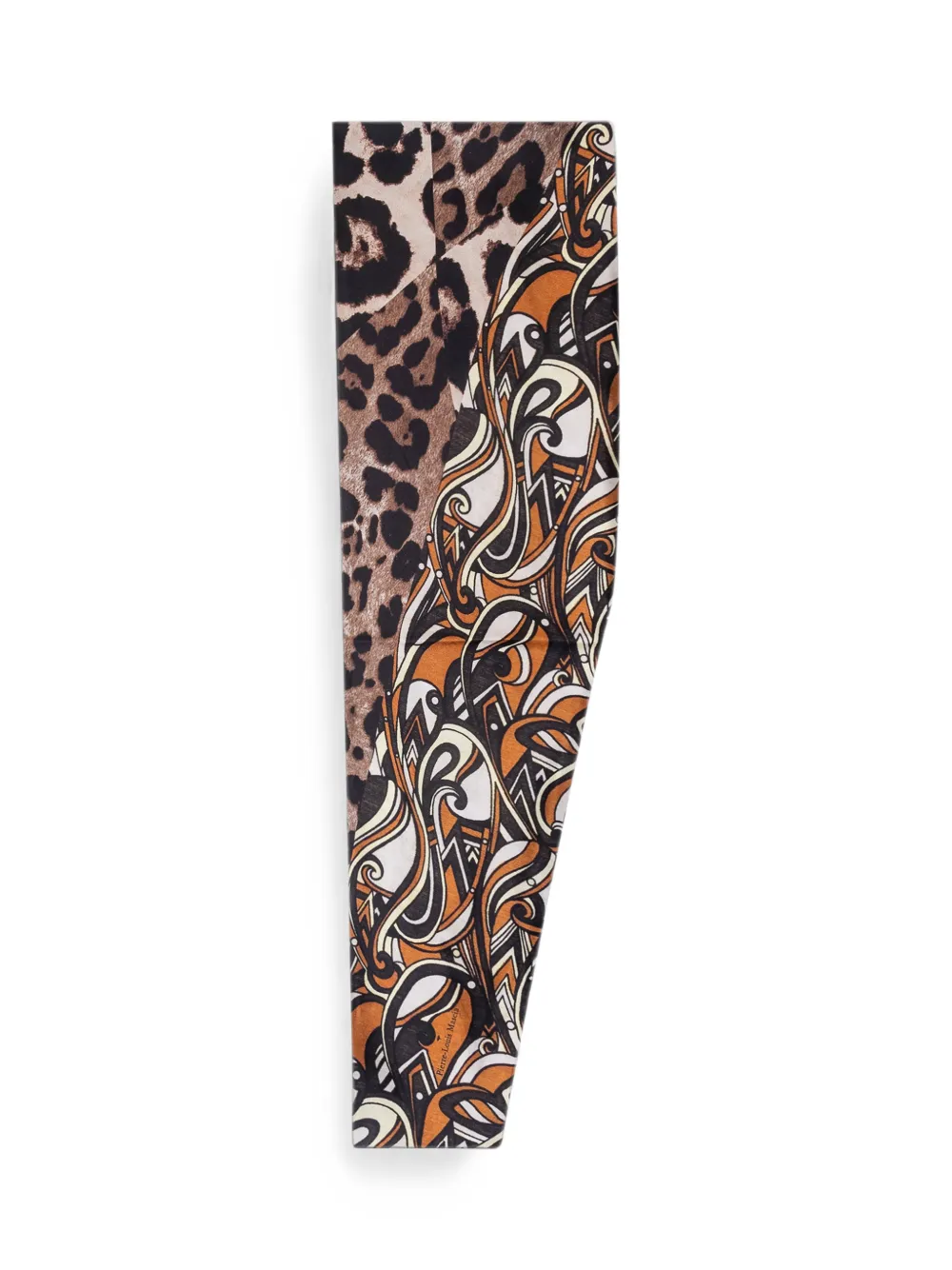 Pierre-Louis Mascia Sjaal met luipaardprint Beige