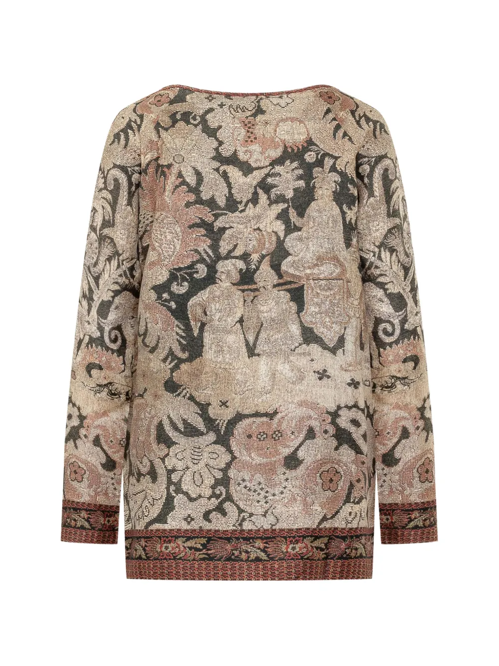 Pierre-Louis Mascia Aloe top met tapijt-print Beige