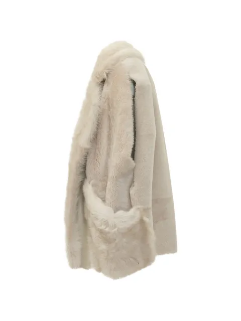 Blancha shearling-trim gilet