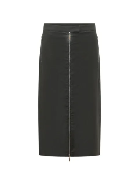 LE SULLY STUDIO zip-detail pencil midi skirt