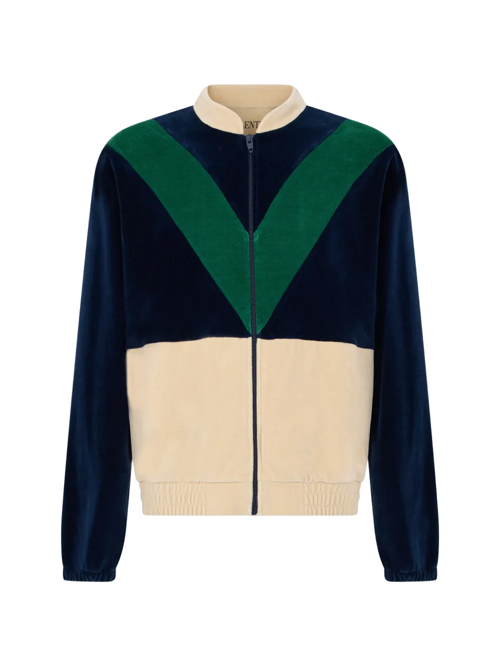 Valentino Garavani colour-block zip-up jacket - Blu