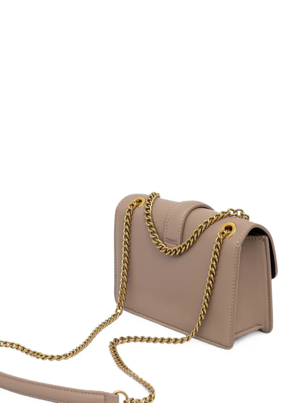 Just Cavalli Mini-tas met slangenplakkaat Beige