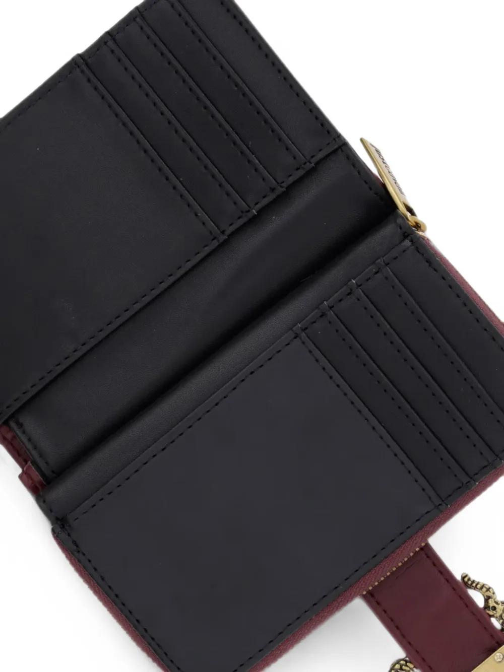 Just Cavalli Iconic Snakes portemonnee van imitatieleer Rood