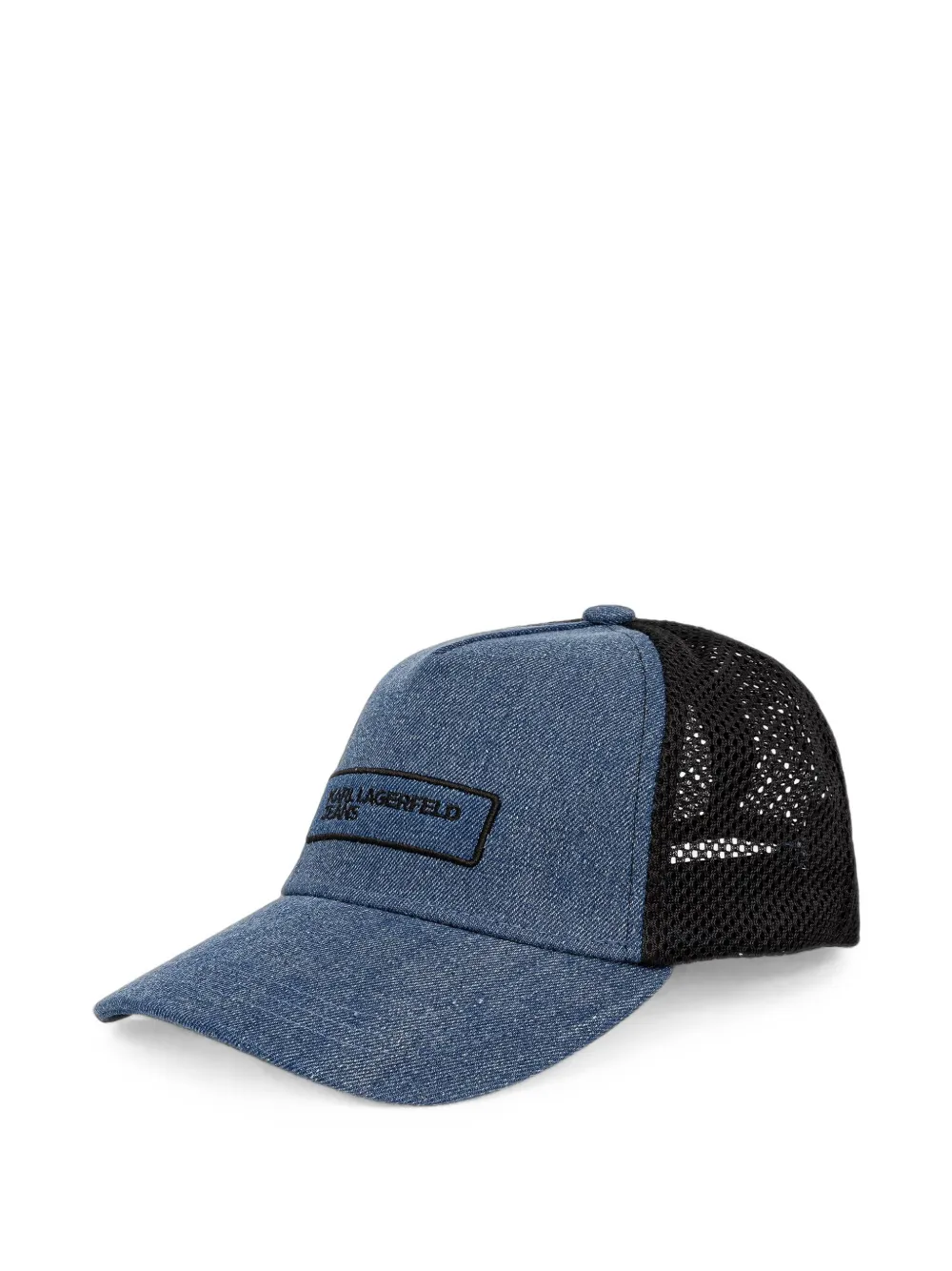 Karl Lagerfeld Jeans Cappello da baseball con applicazione - Blu