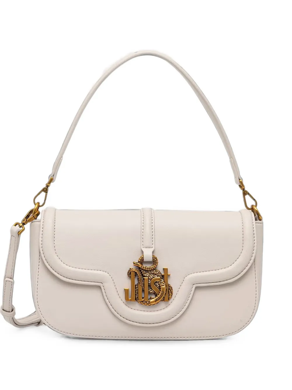 Just Cavalli Just Snake shoulder bag - Bianco